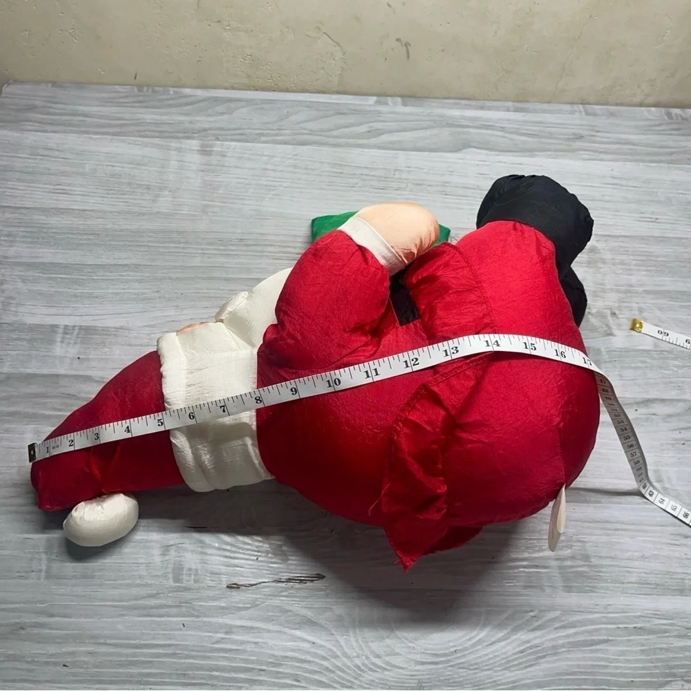 International Silver Co. Paracutes Vintage Nylon Parachute Stuffed Santa Claus